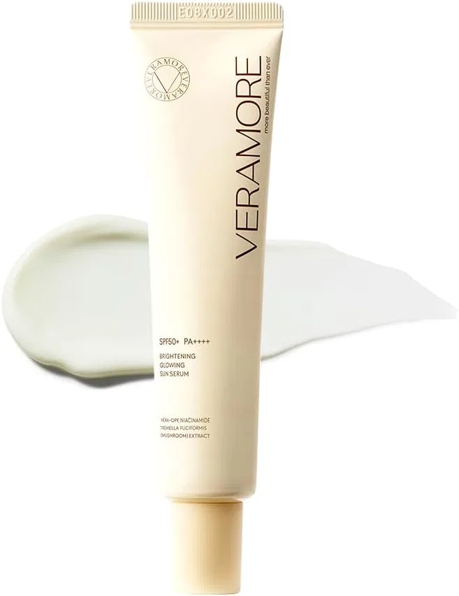 Солнцезащитная сыворотка VERAMORE Brightening Glowing Sun Serum SPF 50+ PA++++ 50 мл Veramore More Beautiful Than Ever
