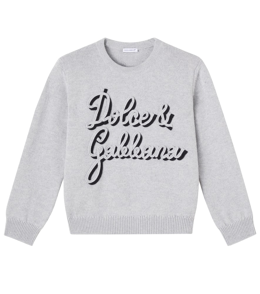 

Свитер из чистой шерсти Dolce&Gabbana Kids, Grigio Beige 2