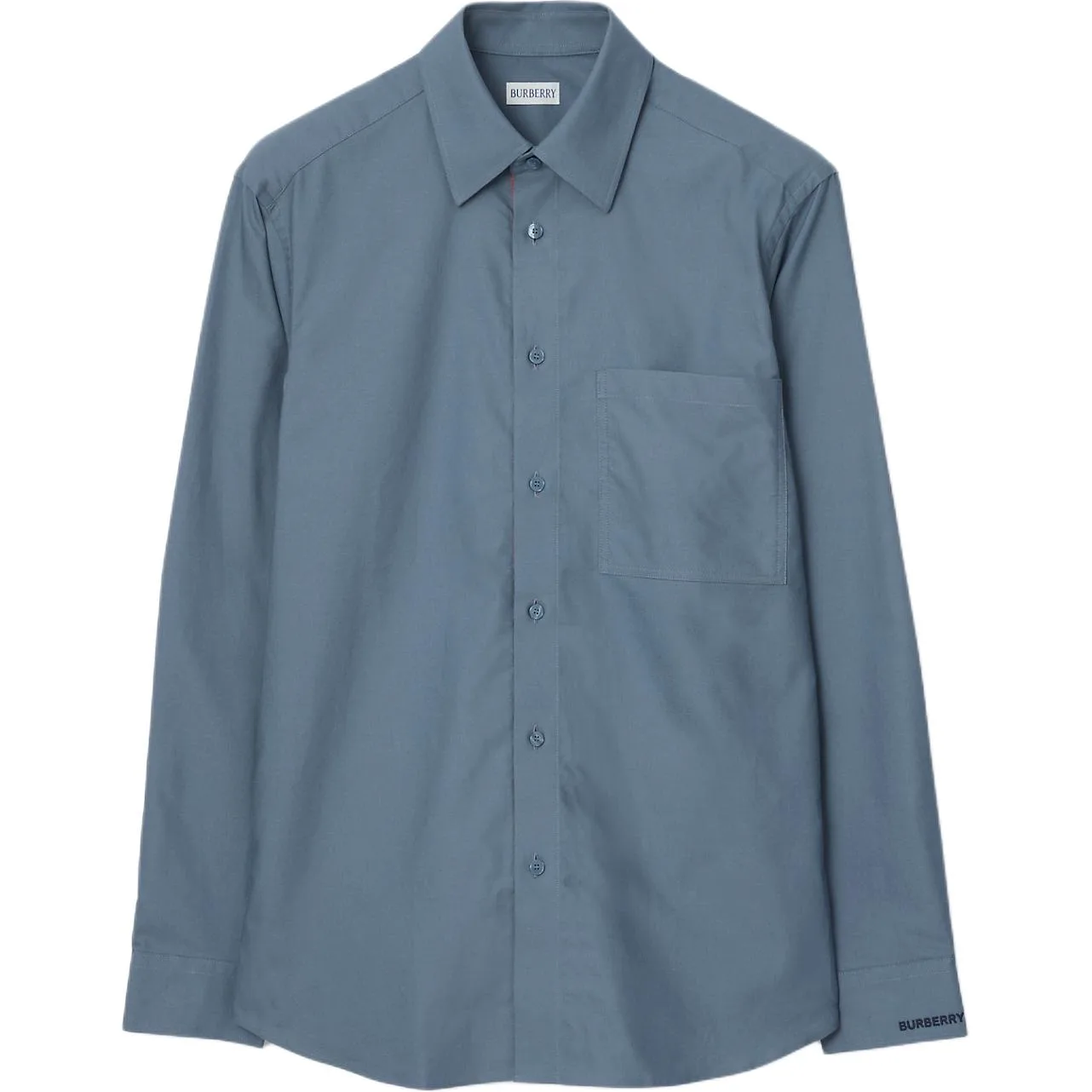 Рубашка мужская Burberry синий Pointed Collar