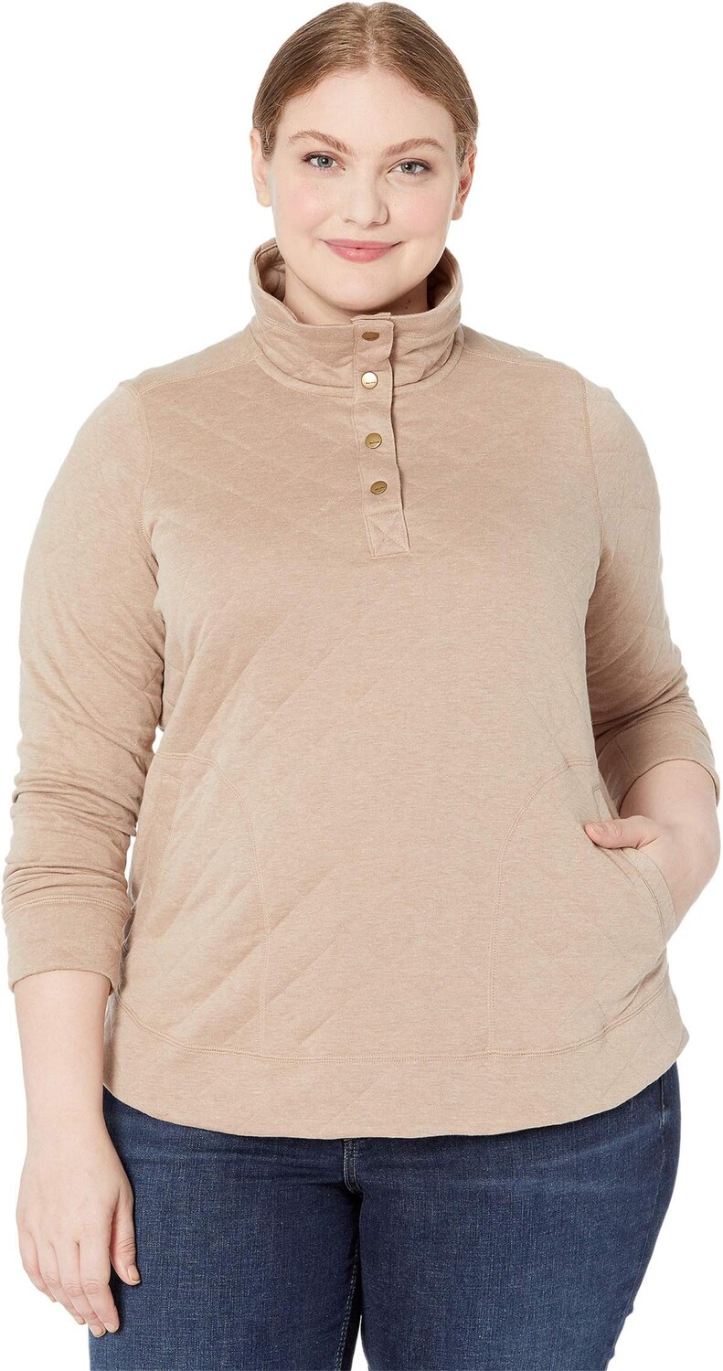 

Толстовка Marmot Plus Size Roice Long Sleeve, цвет Sea Salt Heather