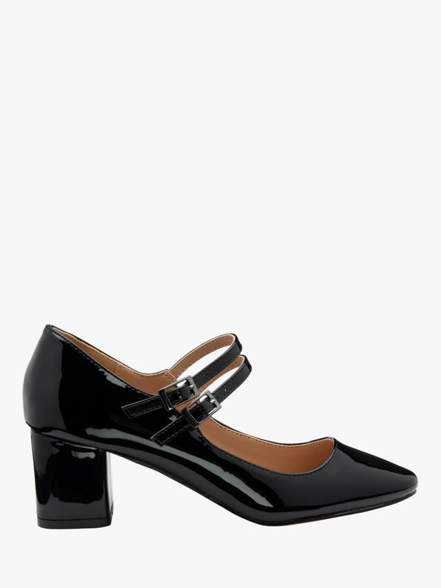Howth Patent на каблуке Mary Janes Ravel, Black