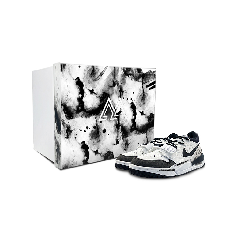 

Jordan Баскетбольные кроссовки Legacy 312 Low Top Vintage, мужские, черно-белые