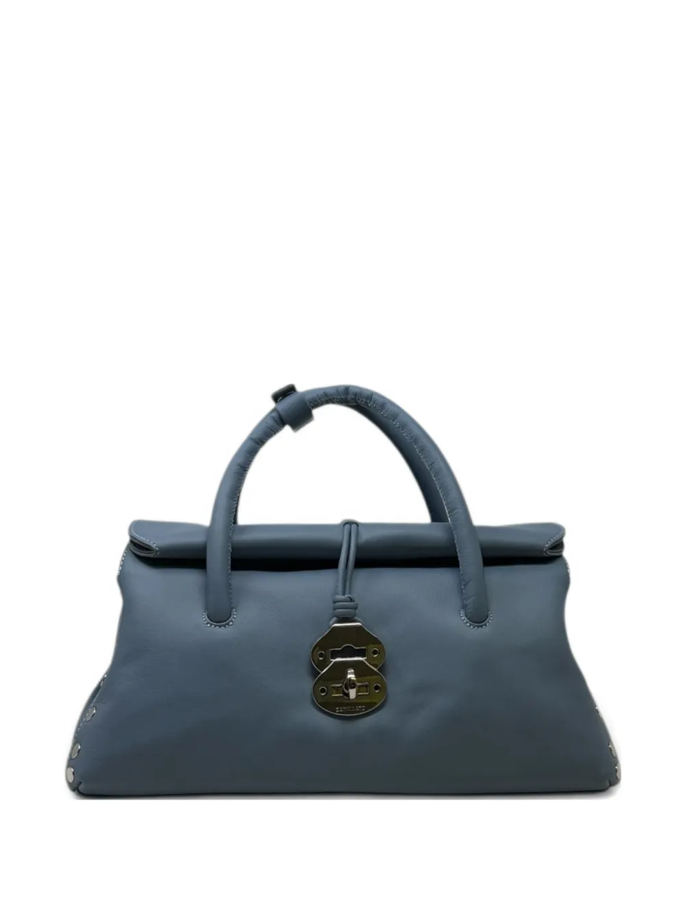 

Маленькая сумка-тоут Dotta с заклепками Zanellato, синий