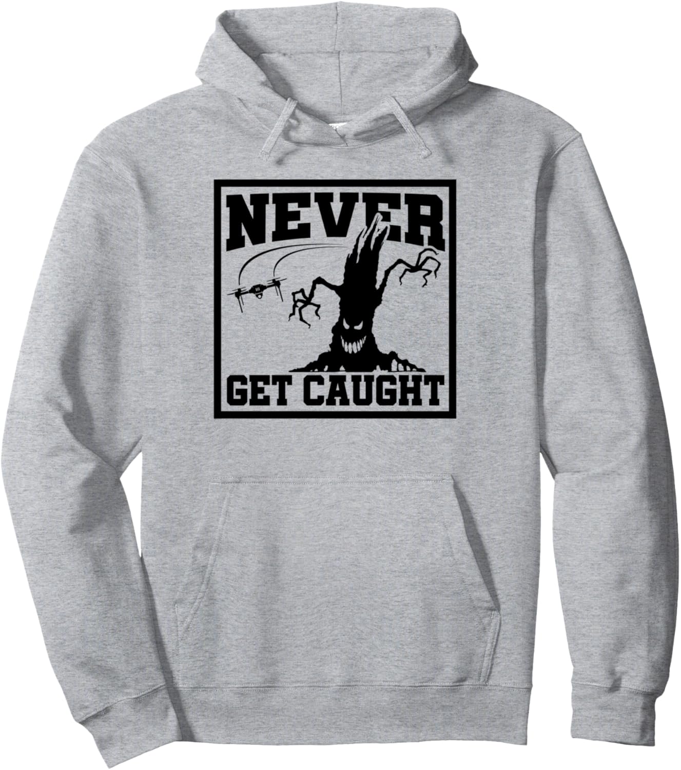 

Худи с надписью «Никогда не попадись на дроне»: пилот дрона, квадрокоптер, радиоуправляемая модель Drone Pilot Gift Idea Quadcopter Rc Drone, серый