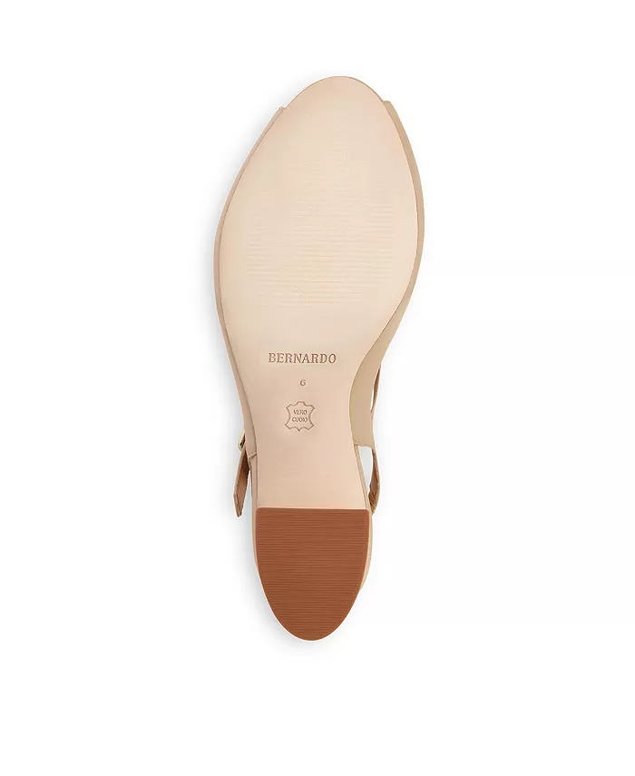 Туфли-лодочки с открытым носком Bernardo Bailen Mary Jane Bernardo Footwear, розовый — фото 2