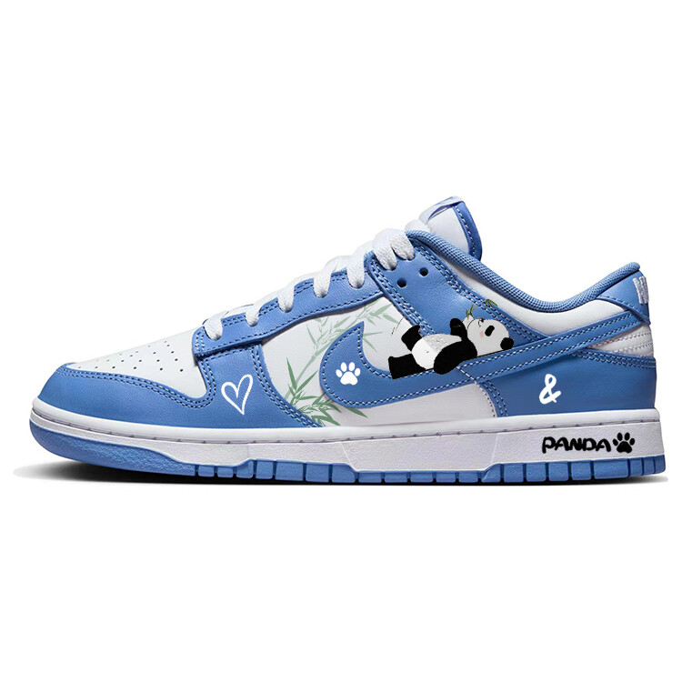 

Кроссовки Nike Dunk Skateboarding Shoes Unisex Low-top Blue/white, белый/синий