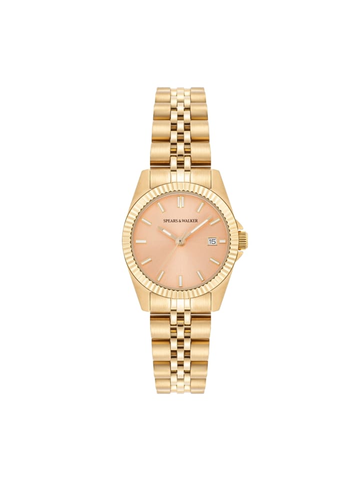 

Spears & Walker Часы из нержавеющей стали в корпусе из желтого золота