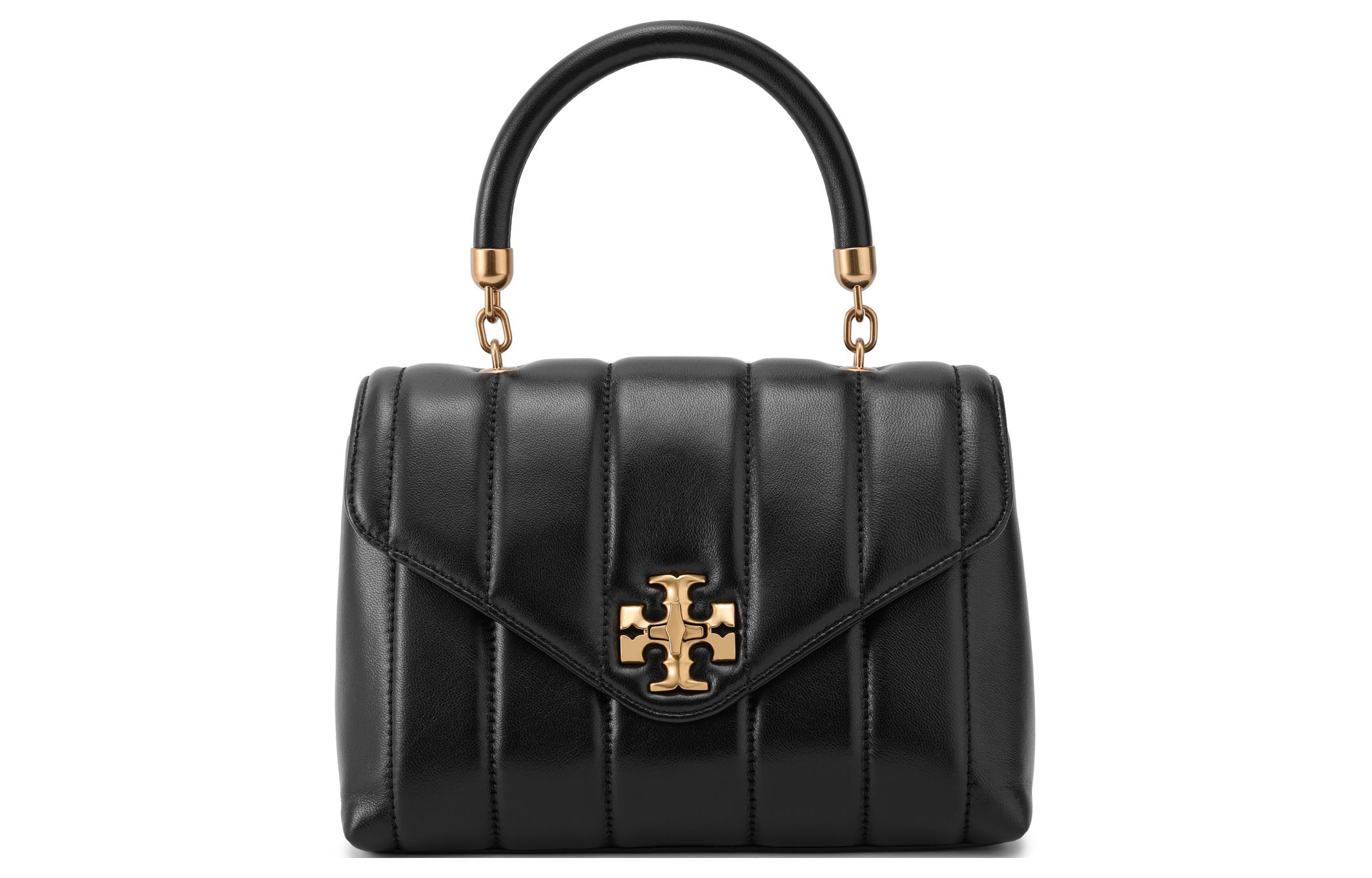 

Сумка через плечо Kira Leather, Кроссбоди, Женская Сумка Трампетс Черный TORY BURCH