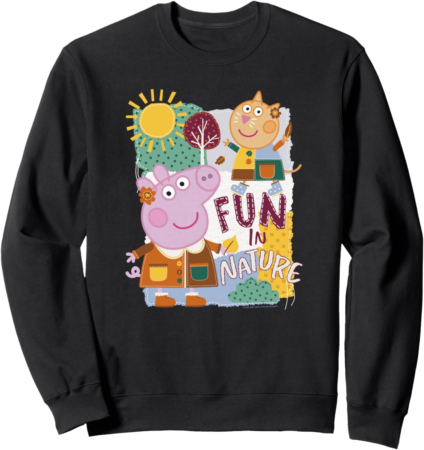 

Толстовка с красочным портретом Свинки Пеппы и Кэнди, черная Peppa Pig, Черный, Толстовка с красочным портретом Свинки Пеппы и Кэнди, черная Peppa Pig