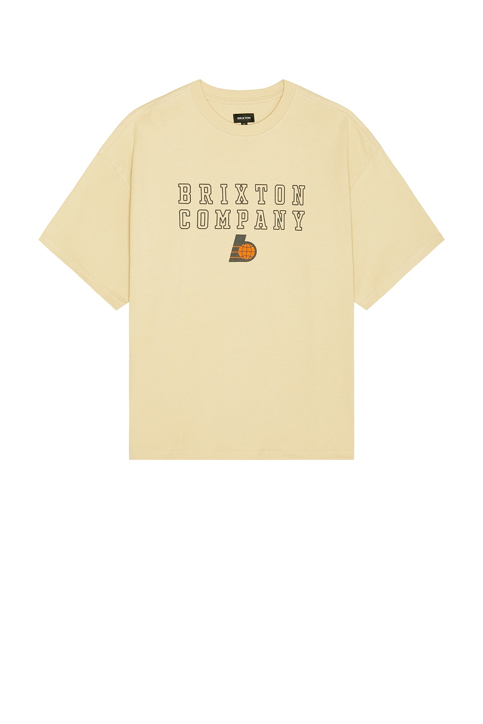 

Футболка "Worldwide heavy weight relaxed tee" от Brixton, cream classic wash
