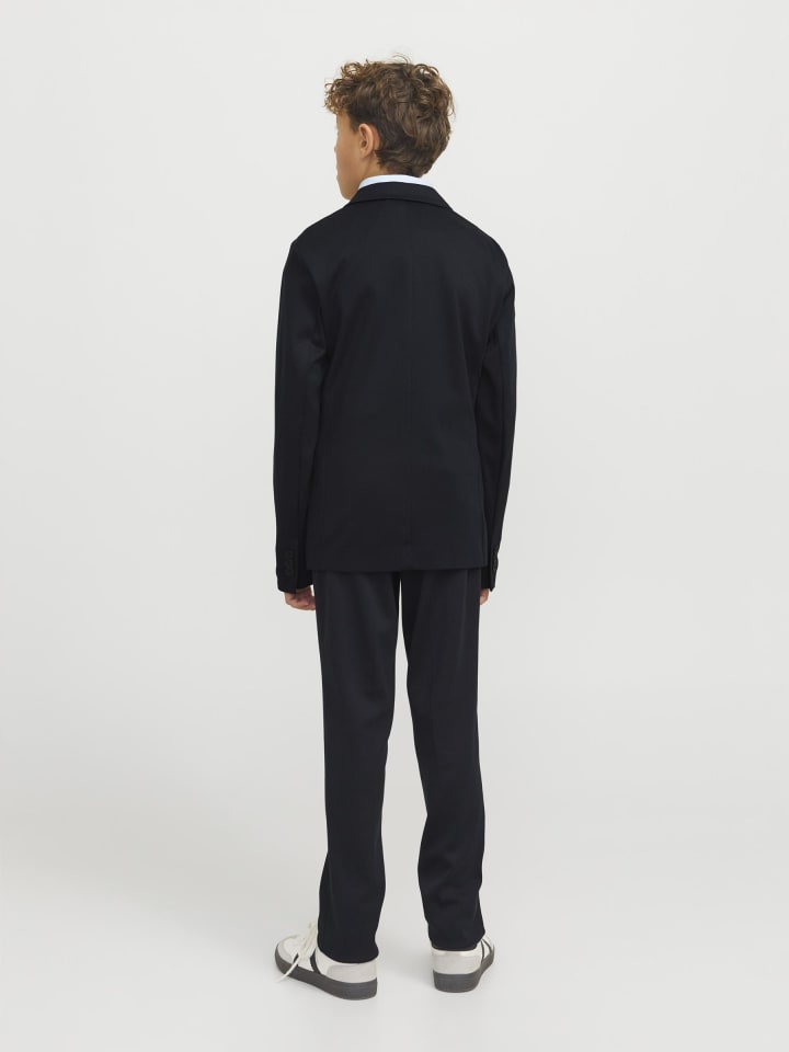 JACK & JONES Junior Однобортный пиджак темно-синего цвета — фото 3