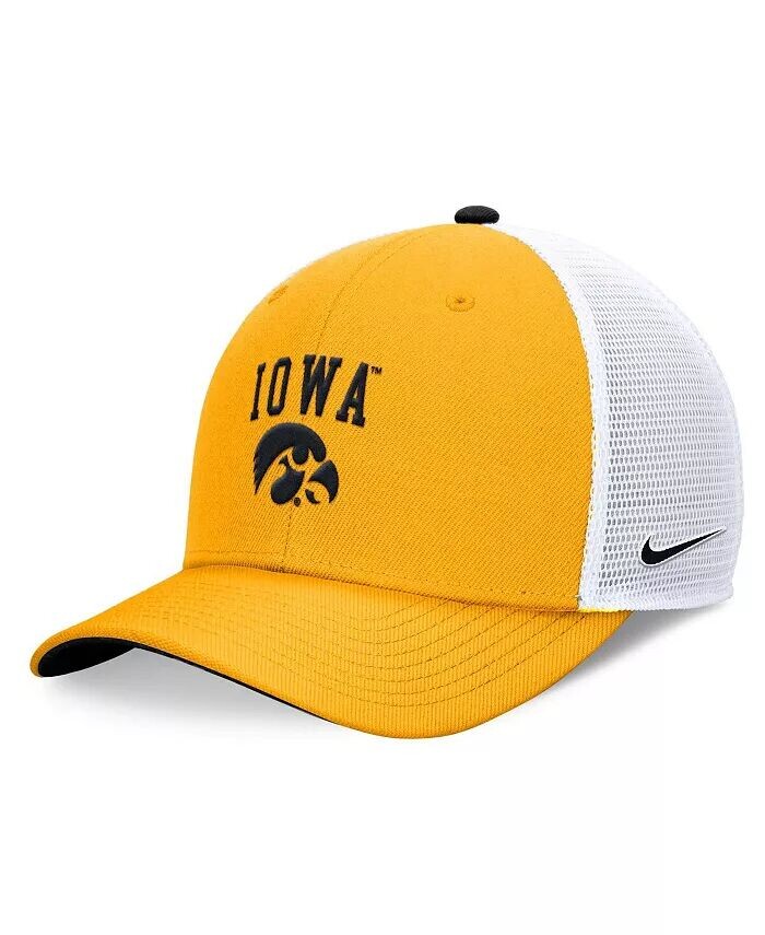 

Мужская регулируемая шляпа с логотипом Iowa Hawkeyes золотого цвета Nike, золотой