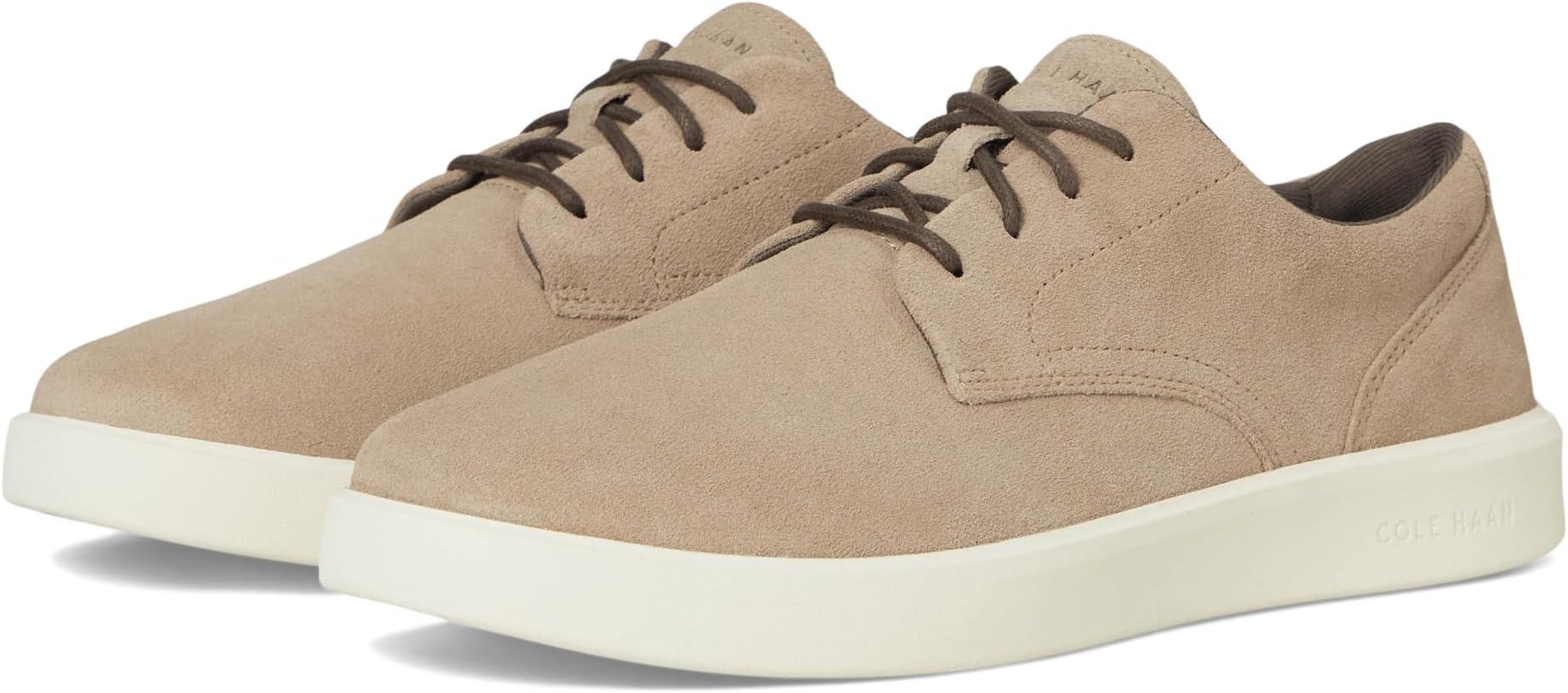 

Кроссовки Cole Haan Grand Crosscourt Daily Plain Toe Sneakrs, Birchbeige Suede/Truffle/Ivory