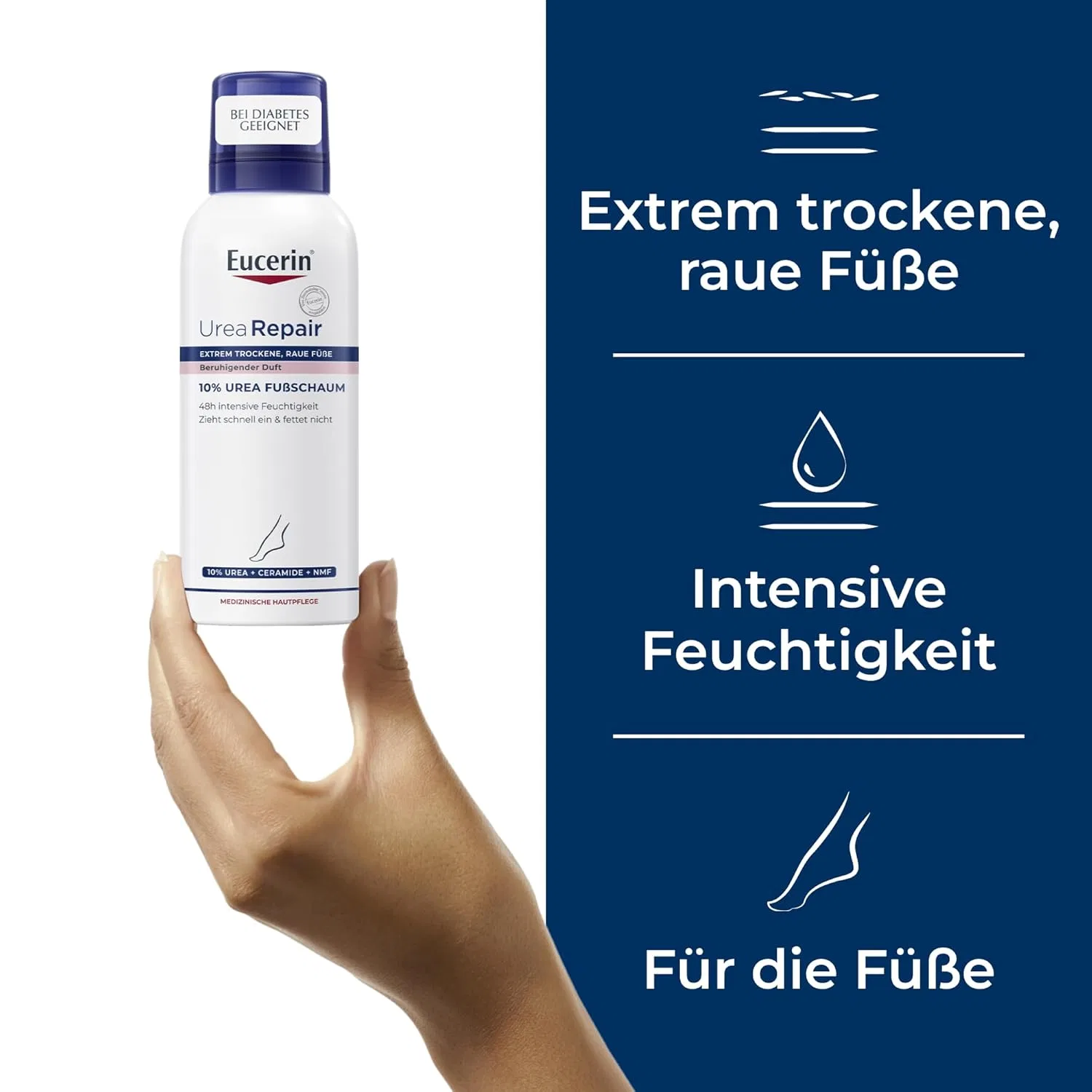 Восстанавливающая пена для ног «UreaRepair 10% Urea» от Eucerin Eucerin — фото 3