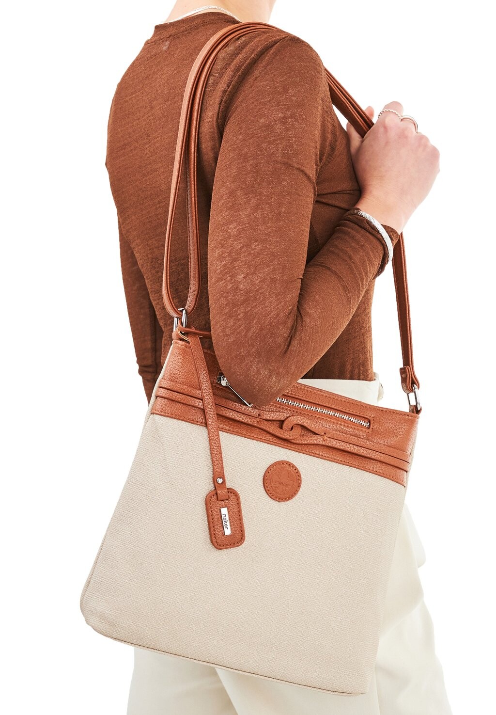 

Сумка через плечо Rieker, цвет beige/brown