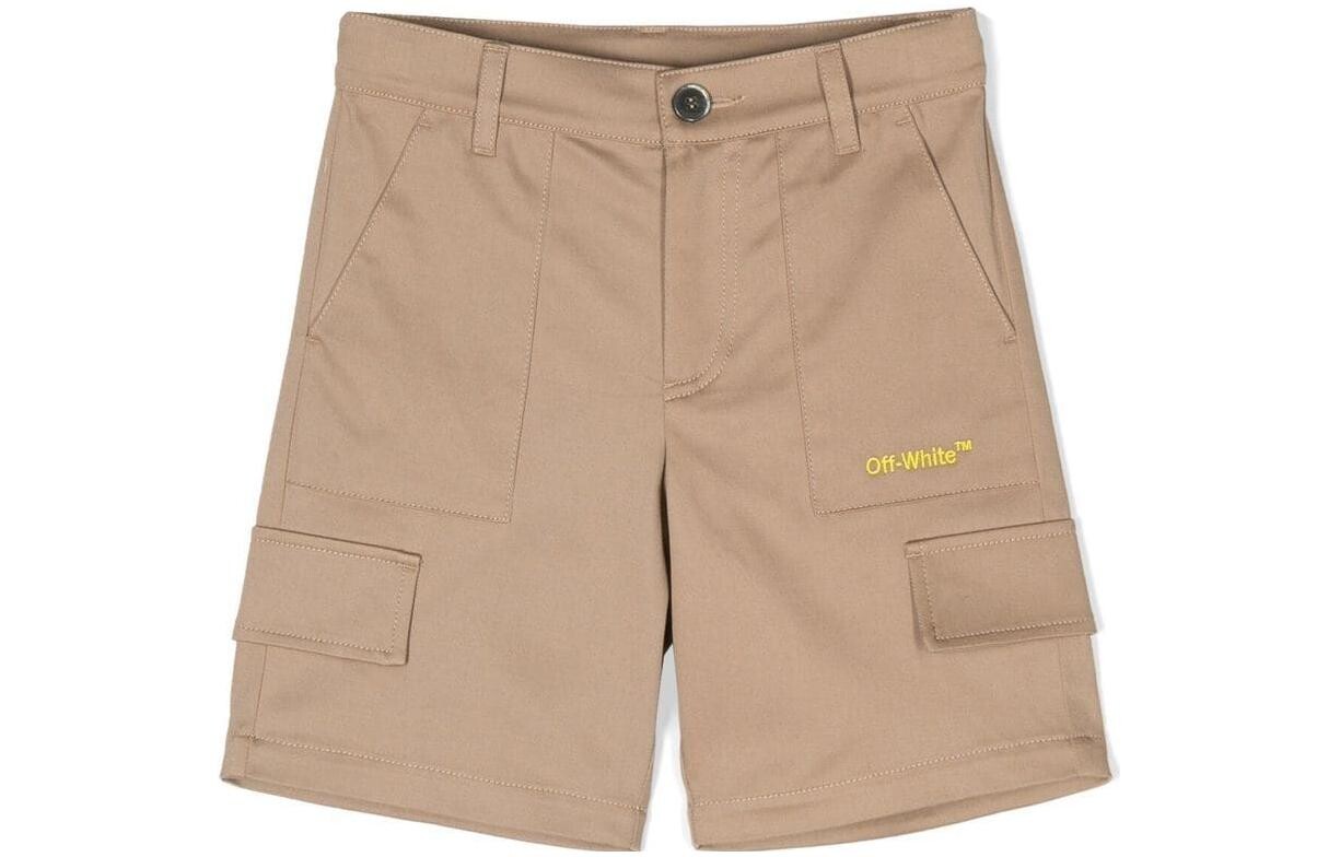 

OFF-WHITE Kids Детские шорты, цвет Brown