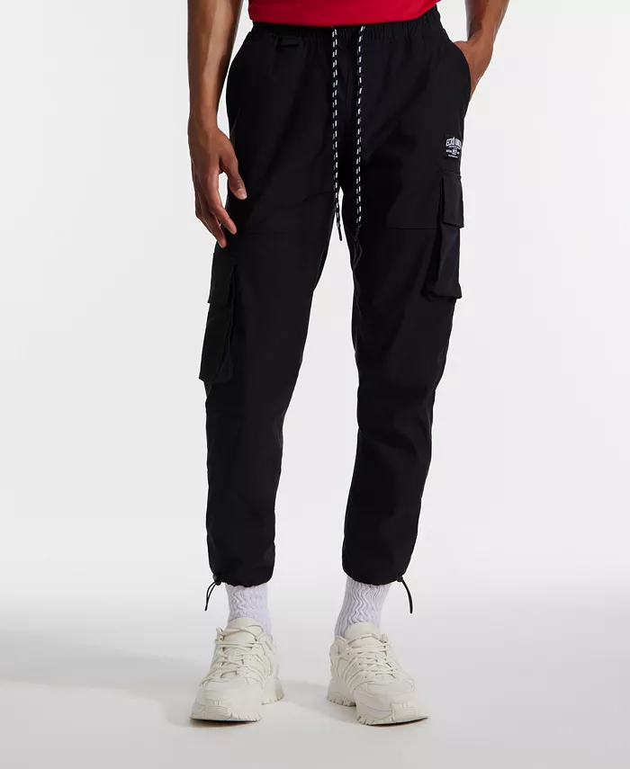 

Мужские спортивные брюки-джоггеры с карманами и застежкой-кнопкой Ecko Unltd, черный