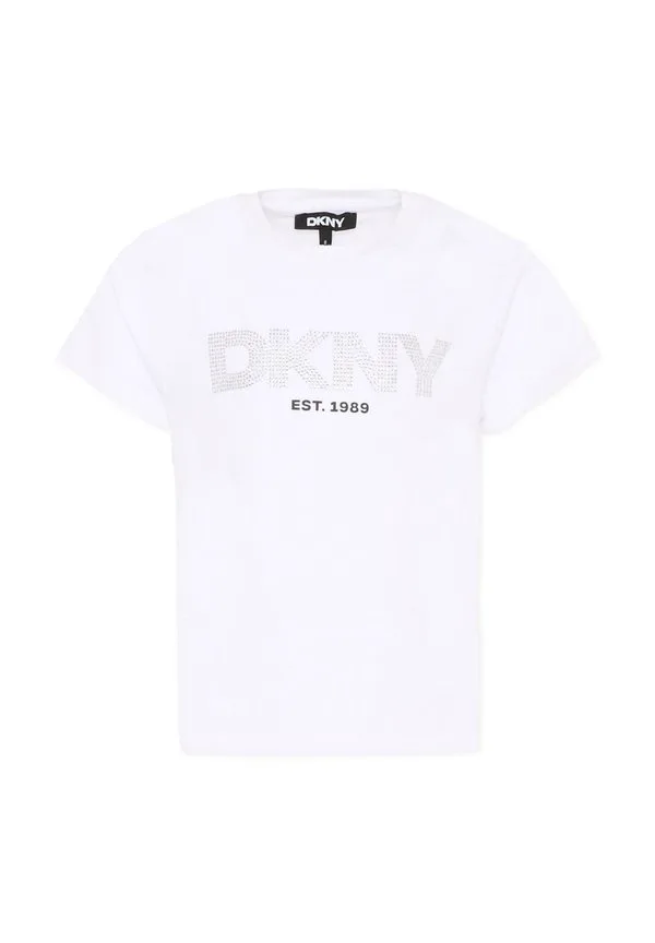 Футболка с принтом Dkny, White