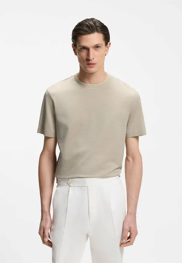 Базовая футболка boss hthompson 242 Boss, Open Beige Six