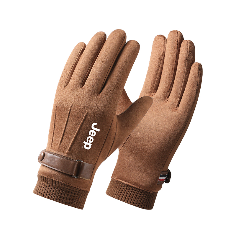 

Велосипедные перчатки мужские из полиэстера Jeep, хаки