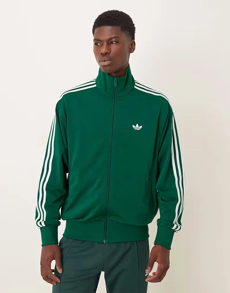 Спортивная куртка Adidas Originals Firebird зеленого цвета