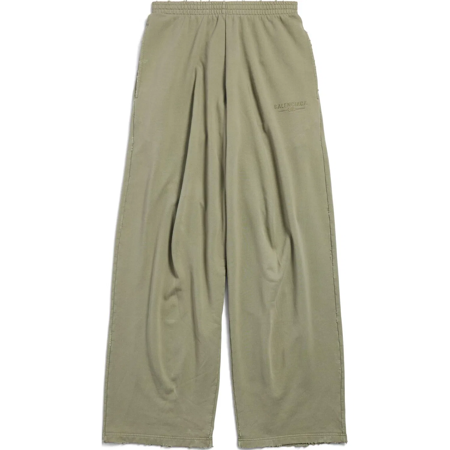 Вязаные спортивные штаны Balenciaga SS25 Regular Fit Jasper