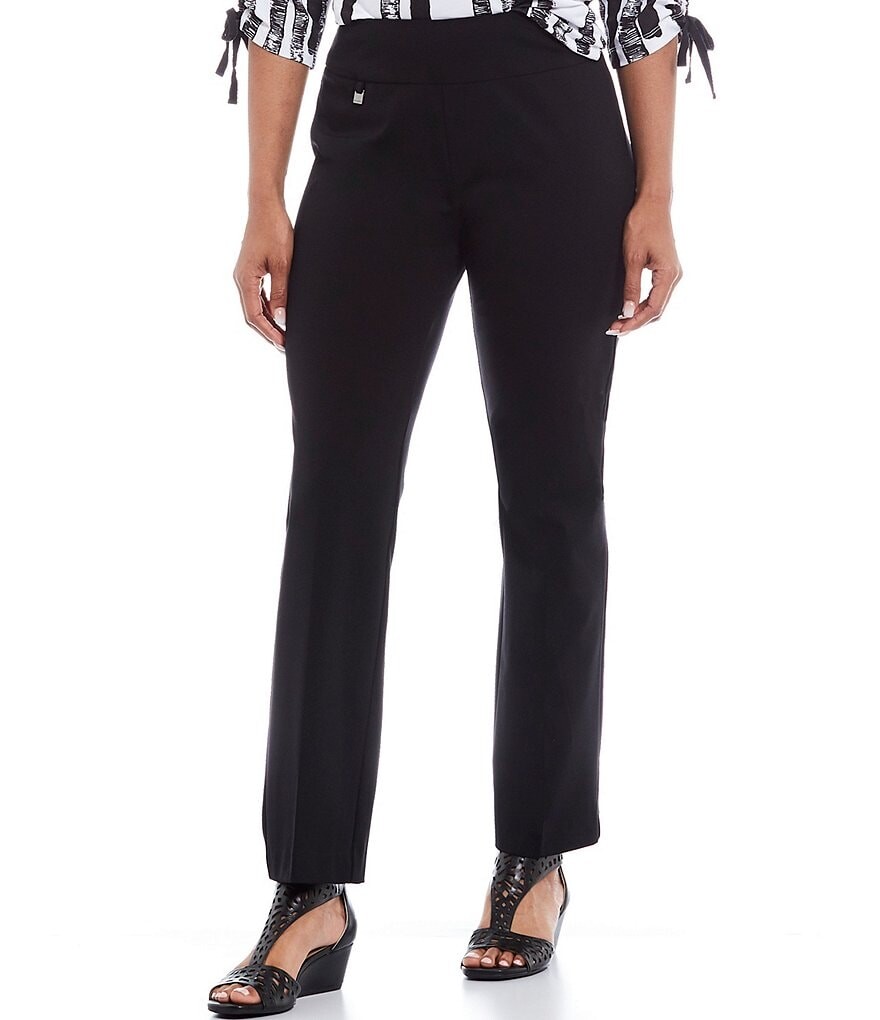 

Slimsation by Multiples Petite Size Свободные прямые брюки без застежек, черный
