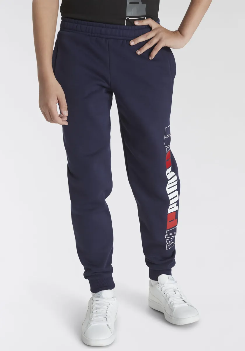 

Тренировочные брюки PUMA "ESS+ LOGO LAB SWEATPANTS FL CL B", цвет Puma Navy