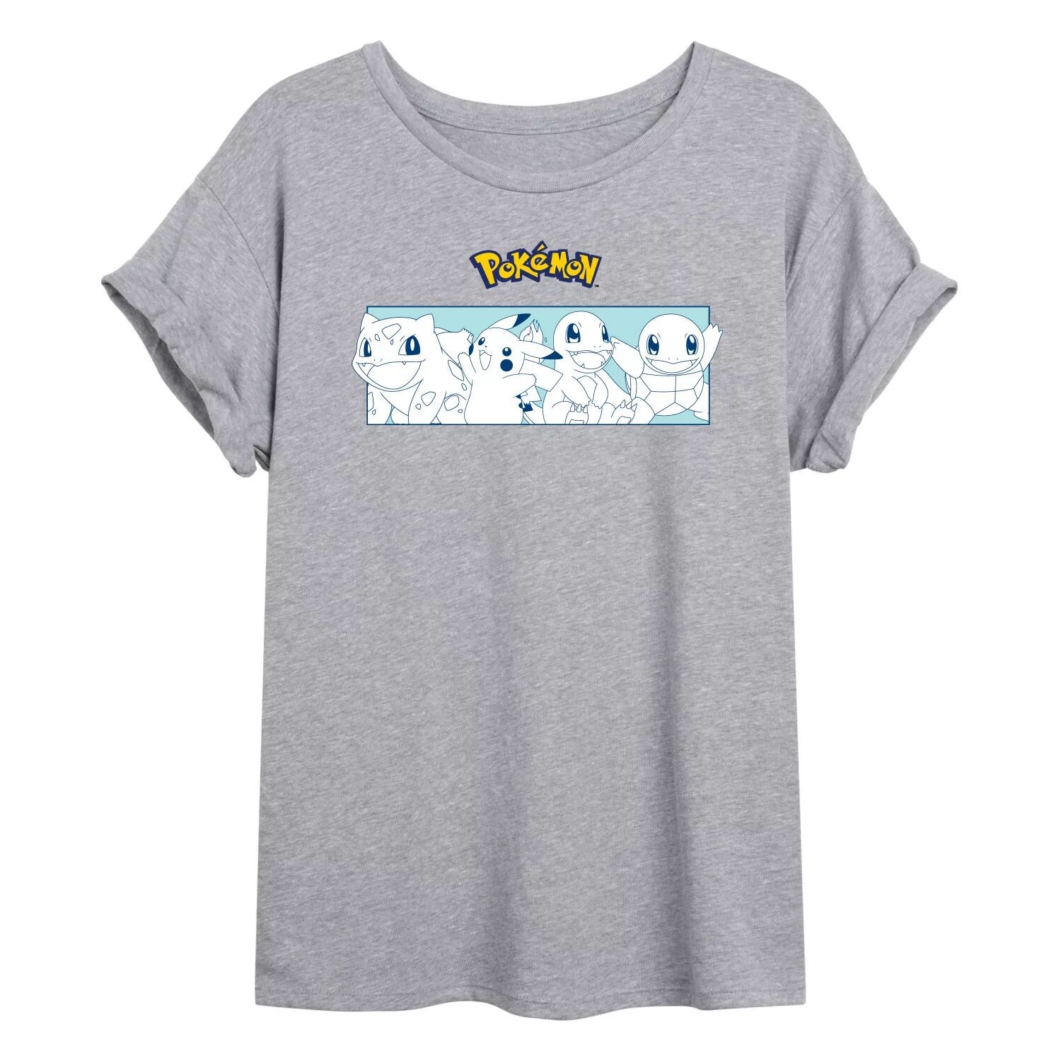 

Струящаяся футболка Pokemon Starter для юниоров Licensed Character