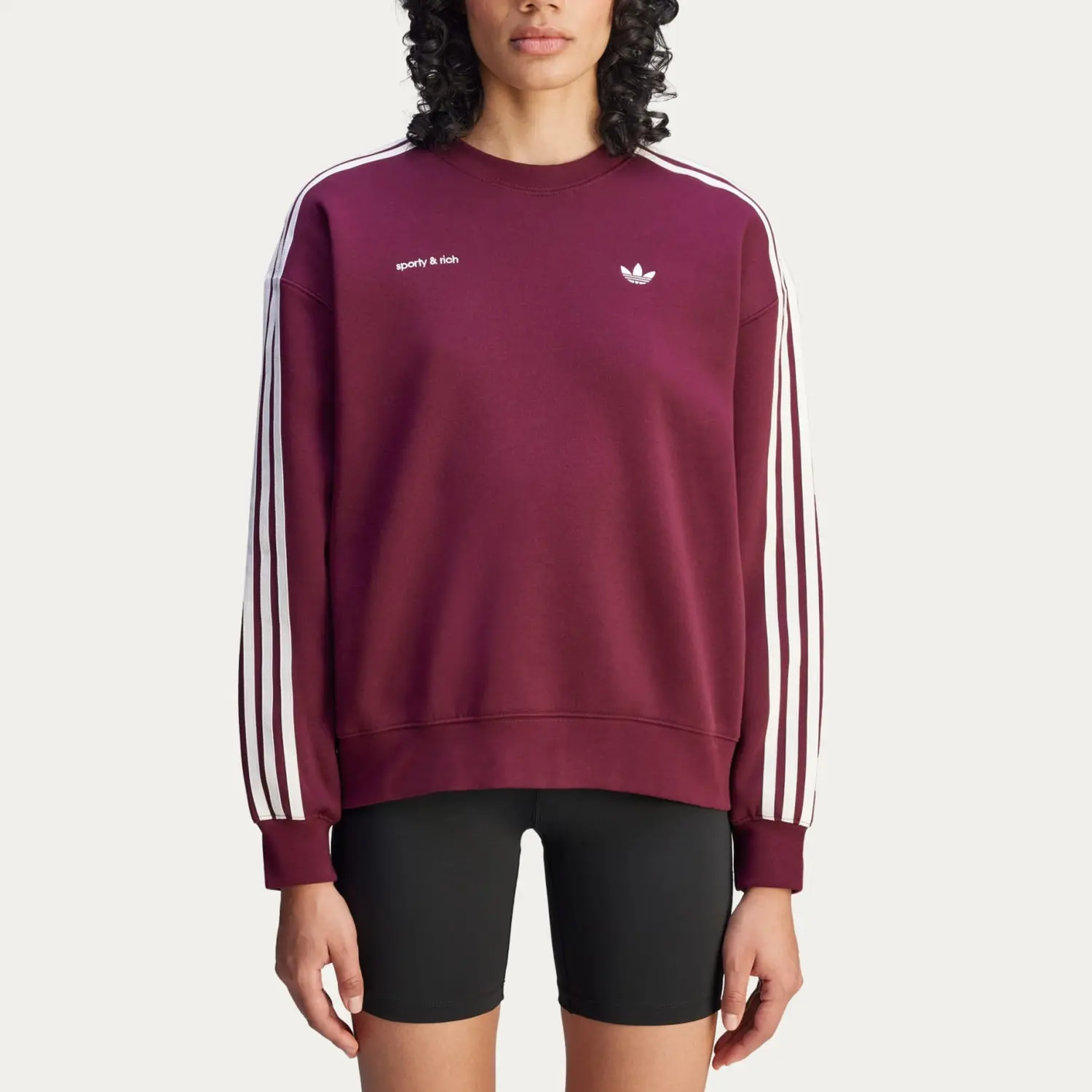 Adidas X Sporty & Rich женский свитшот Adidas Originals, красный — фото 4