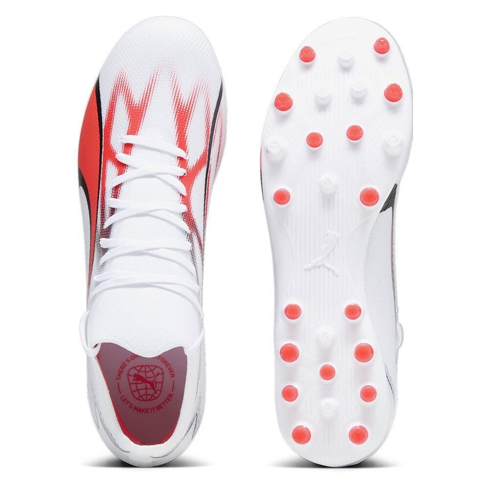 Бутсы Puma Ultra Match MG, белый — фото 2
