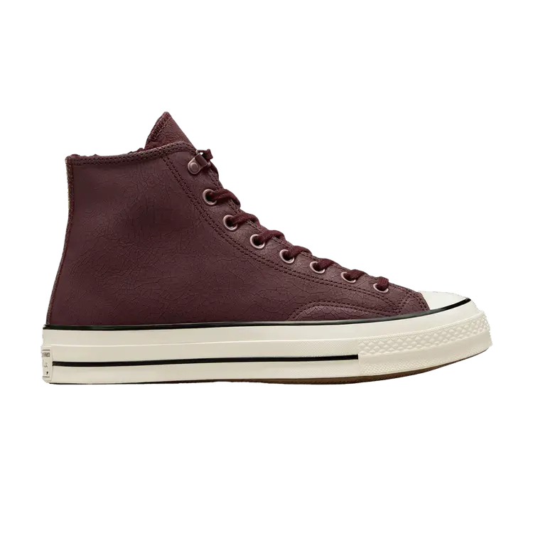 

Кроссовки Converse Chuck 70 High Distressed Leather - Bloodstone, красный