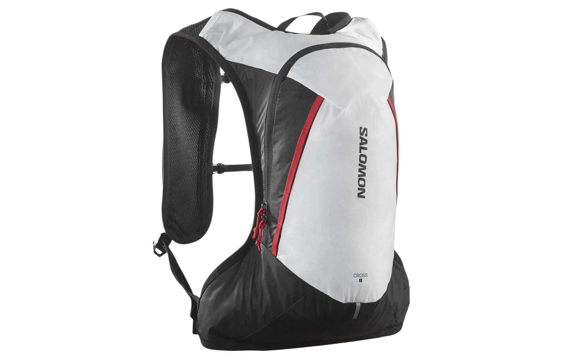 

SALOMON 8-литровый альпинистский двойной рюкзак для активного отдыха из полиамида черно-белый унисекс, Black & White