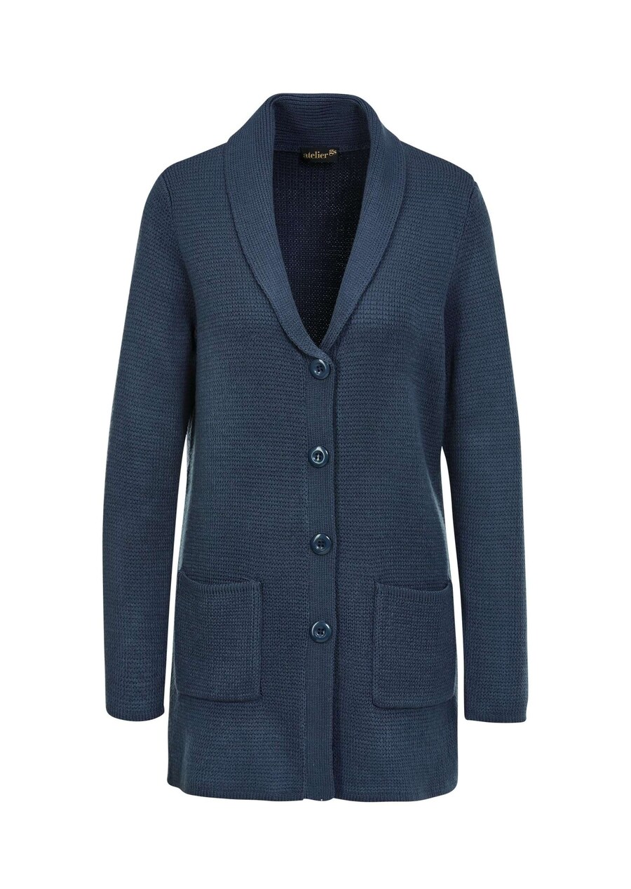 

Вязаный кардиган Goldner, Blue/Blue denim