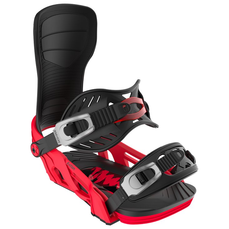 

Крепление для сноуборда Axtion красно-черное - м Bent Metal