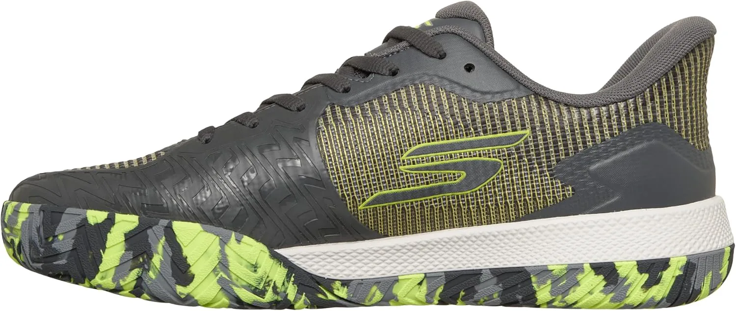 Кроссовки Skechers для мужчин Pickleball Viper Court Pro 2.0, серый/желтый — фото 2