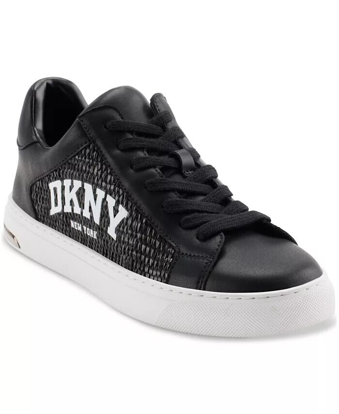 

Женские низкие кеды Abeni Arch с логотипом из рафии DKNY, черный