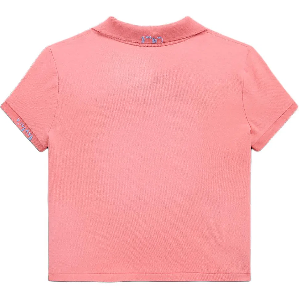 Футболка Polo Ralph Lauren Розовая Детская — фото 3