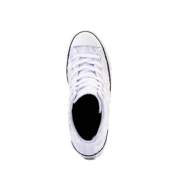 Кроссовки Converse Chuck Taylor All Star Lift High-Top Flocked Butterflies Sneaker, цвет Blueberry Ice — фото 2