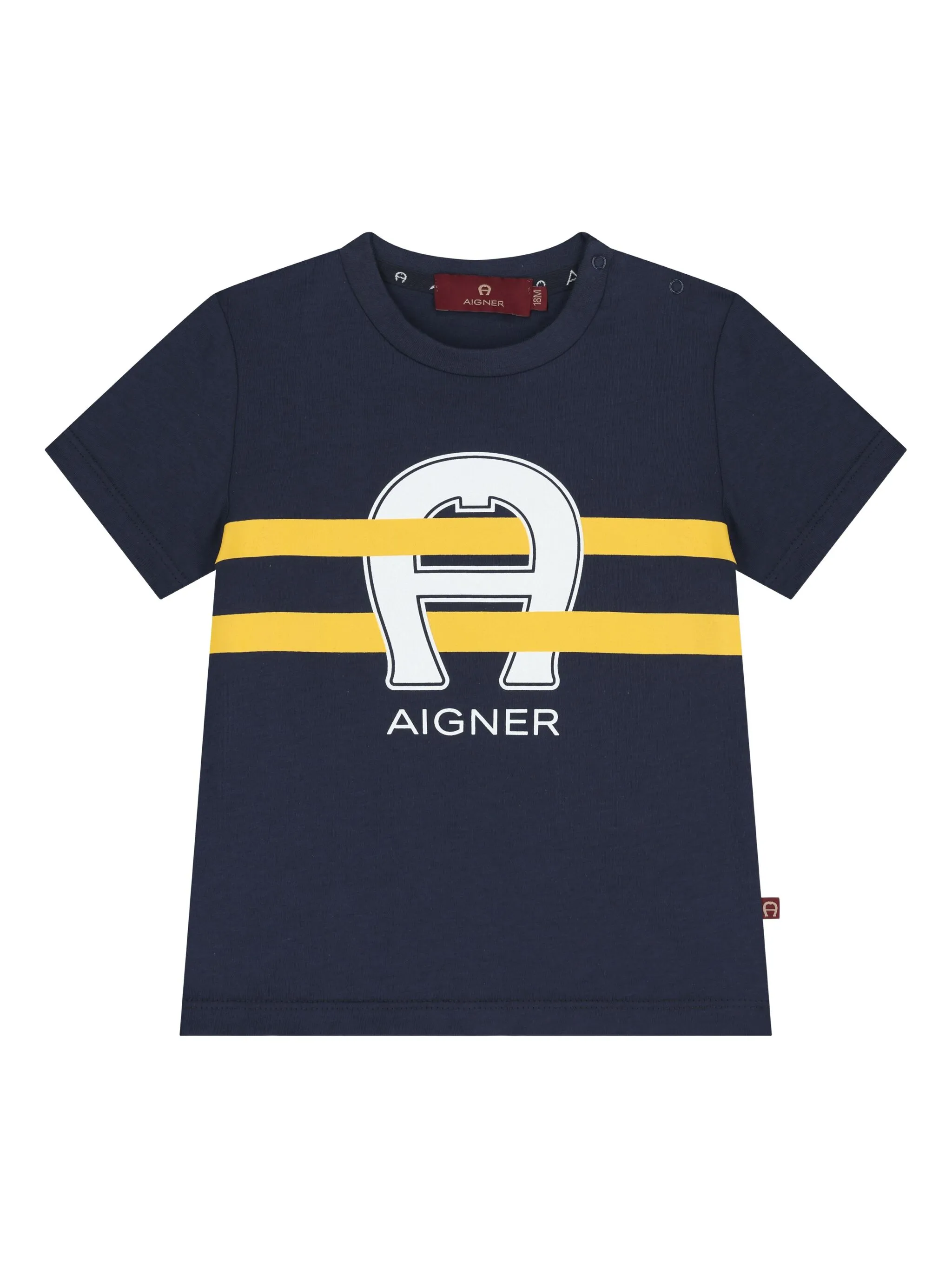 

Футболка с логотипом Aigner Kids, синий