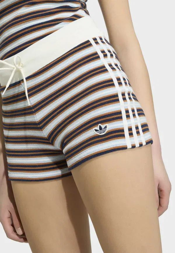 Шорты Adidas Originals Summer Glow Striped Booty, мультиколор/кристально-голубой — фото 4