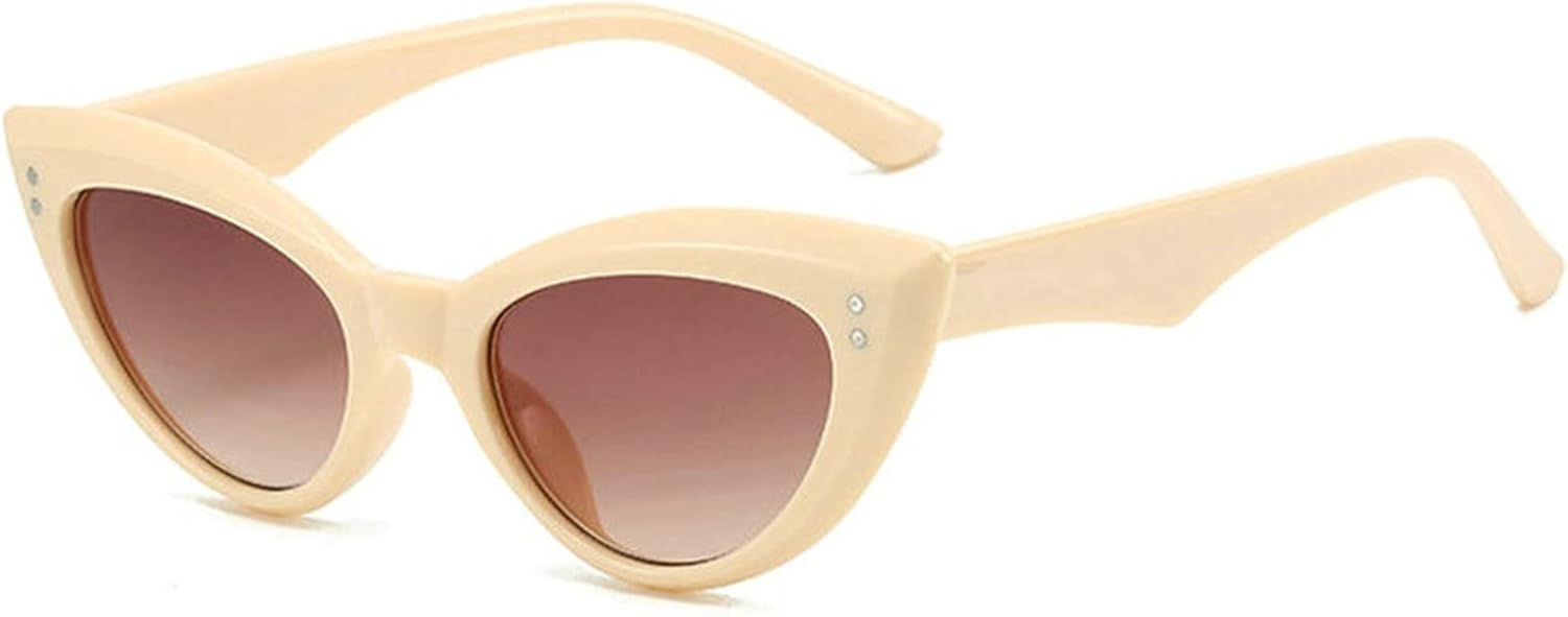 

Солнцезащитные очки Willochra в стиле ретро «кошачий глаз» для женщин с заклепками и градиентным переходом цвета для мужчин. Модные солнцезащитные очки с леопардовым принтом фиолетового цвета, Khaki