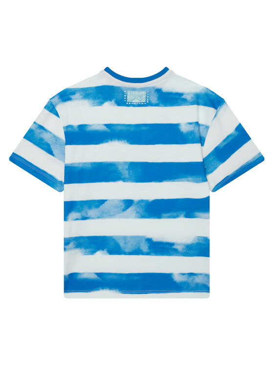 Футболка оверсайз 3SL3C10P5 United Colors Of Benetton, синий — фото 2