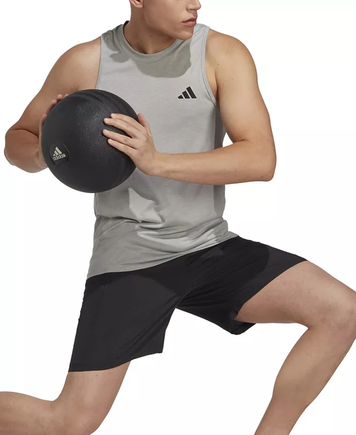 Мужские базовые тренировочные шорты Essentials adidas, черный — фото 4