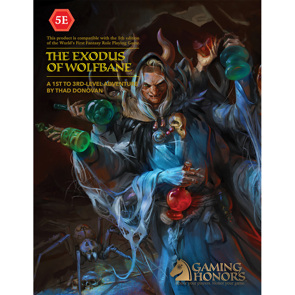 

Ролевая игра Gaming Honors The Exodus of Wolfbane (D&D 5E Compatible)