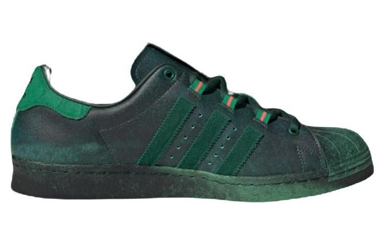 Кроссовки Adidas Originals Originals Superstar 80s X Han Meilin 'Green' — фото 2