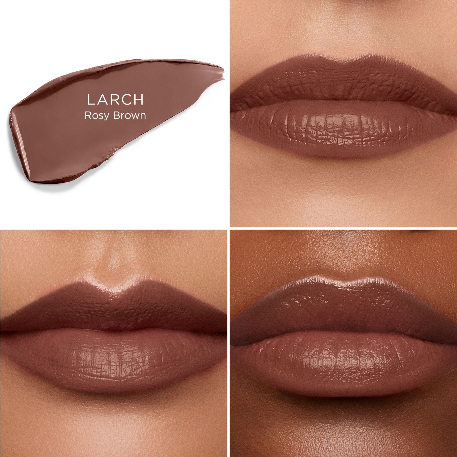 Помада для губ unlocked unlocked satin crème lipstick Hourglass, larch, вес 4 гр. — фото 3