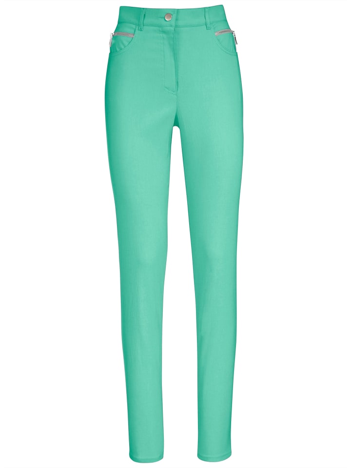 

Stehmann Эластичные брюки мятного цвета