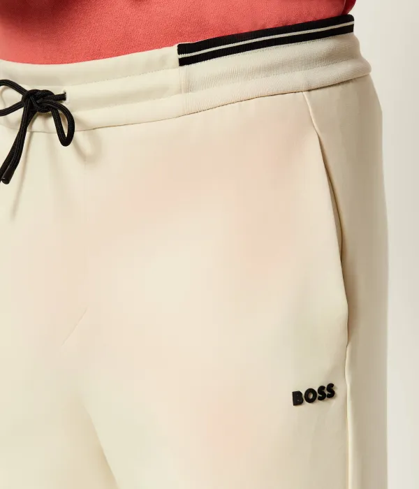 Спортивные штаны Hadim Zone Regular fit Boss Green, бежевый — фото 4