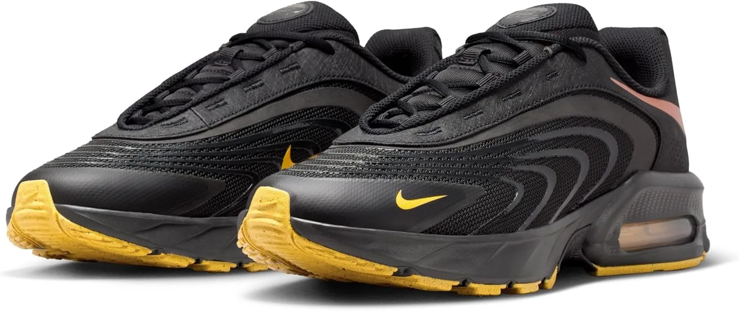 Мужские кроссовки Nike Air Max Fire IR0819, черный/оранжевый/розовый — фото 4